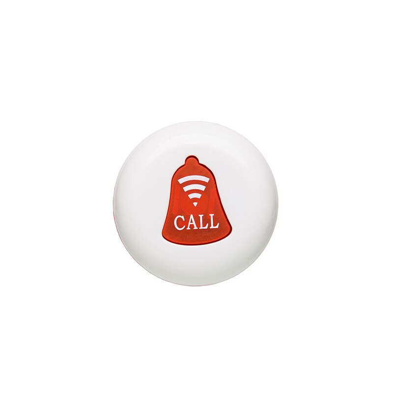 10 PCS Mindewin Restaurant Pager M-K-1 Wireless Calling Service Call Button Table Transmitter 433MHz Pager Waterproof Botones: red