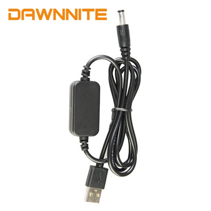 Originele DAWNNITE USB naar DC Oplaadkabel Lading voor Fiets Light Batterij Hoofd Lamp Power Bank 5 V Input 8.4 V Output