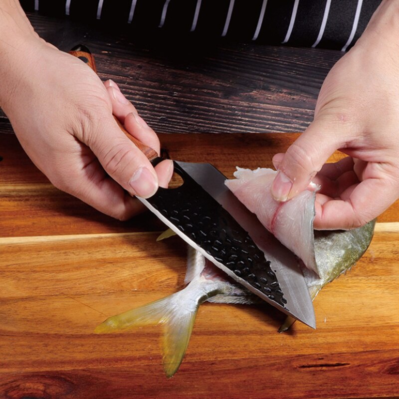 6 Inch Hand-forged Stainless Steel Butcher Knife Boning Knife Fish Knife Kitchen Cleaver Butcher Fish Fillet Cooking Tool