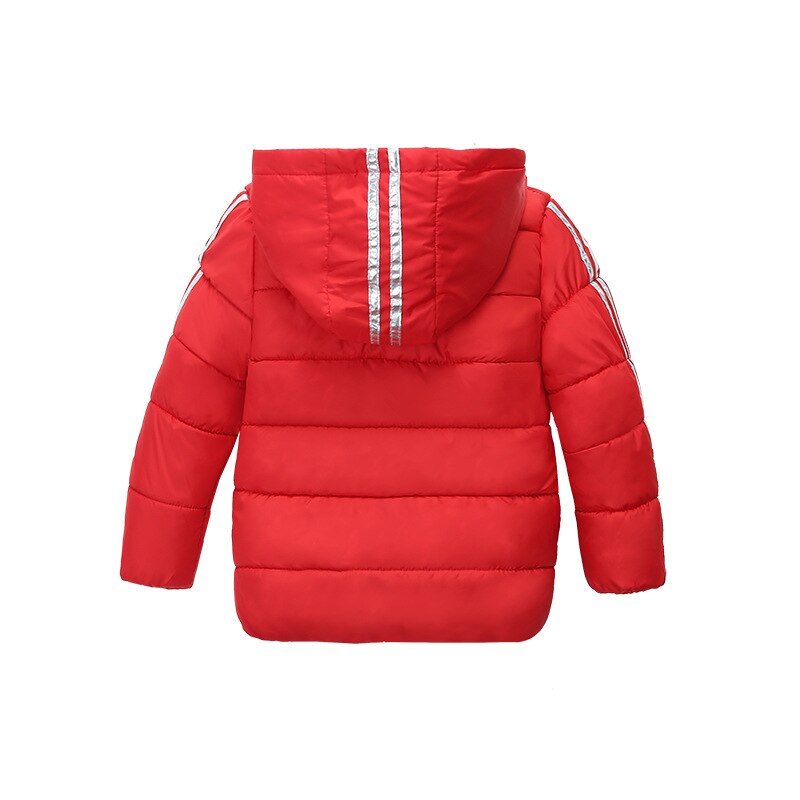 Winter Kinderen Jas Jas Voor Jongens Lange Mouw Mode Hooded Uitloper Kids Down Jas Gewatteerde Katoenen Jongen Kleding outwears