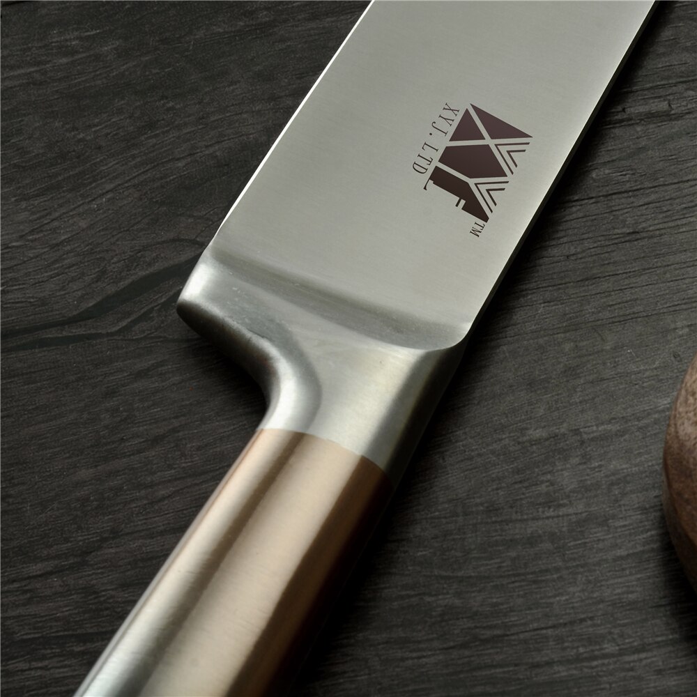 Stainless Steel 5PCS Knife Set Blue Handle Japanese Chef Knives Slicing Bread Fruit Paring Knives Tool Kitchen Cutlery Set