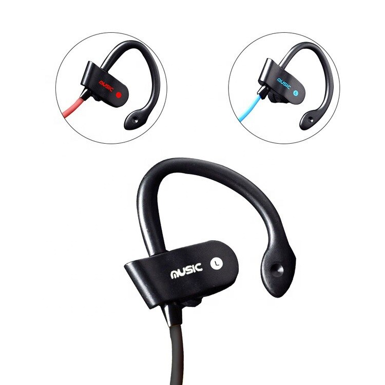 Sport Draadloze 4.1 Bluetooth Headset Running Stereo Music Universal Mini Dual-In Oordopjes Oor-Opknoping Universele