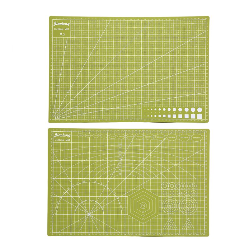 Dobbeltsidet selvhelende skæreunderlag patchwork cut pad  a3 skærebræt: A3
