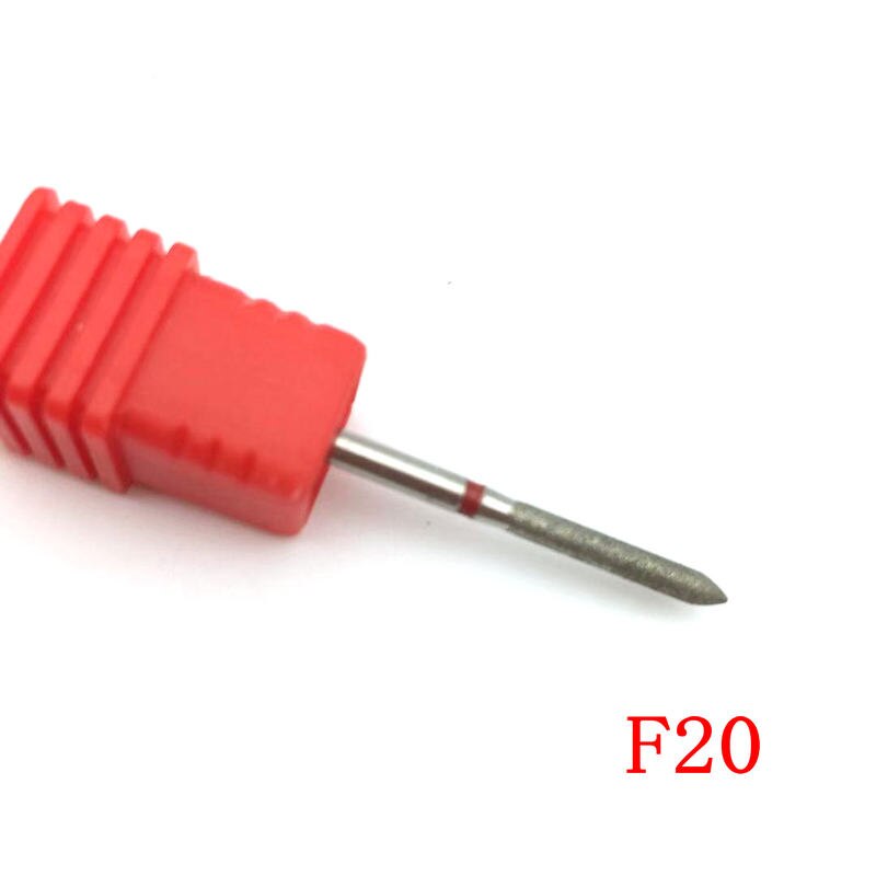 20 typer søm keramisk bor negle manicure bord ony ren negle bor bit sikkerheds bit søm boremaskine tilbehør: F20