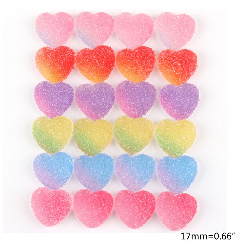 50Pcs Simulatie Sweets Candy Resin Cabochon Plakst... – Grandado