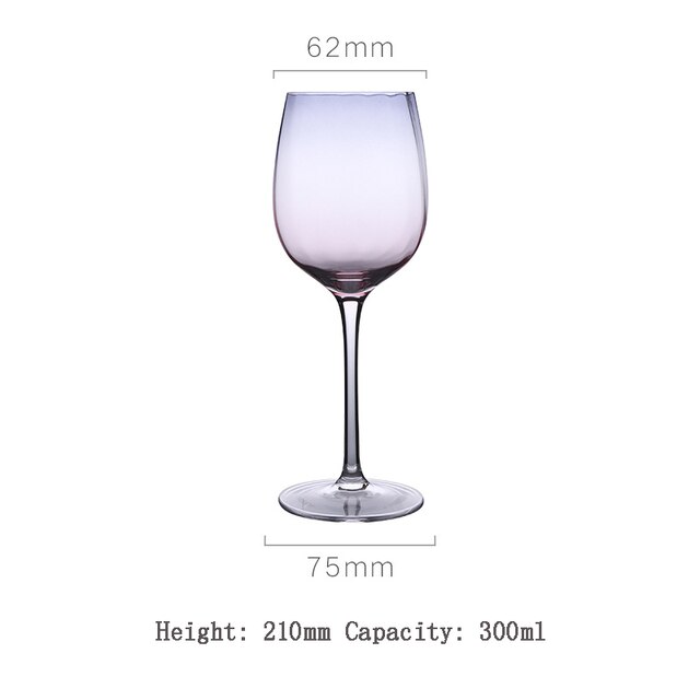 Verre à vin arc-en-ciel de couleur cristal, pour la cuisine et les produits ménagers: Shortwine glass A