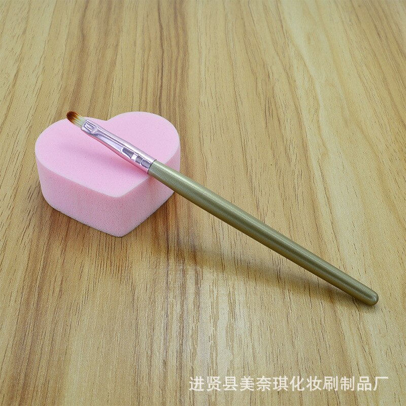 1pcs Eye Shadow Brush Makeup Toy Children Girl Makeup Soft Brush Toy Set Brush Shadow Beauty Cosmetic: Brown