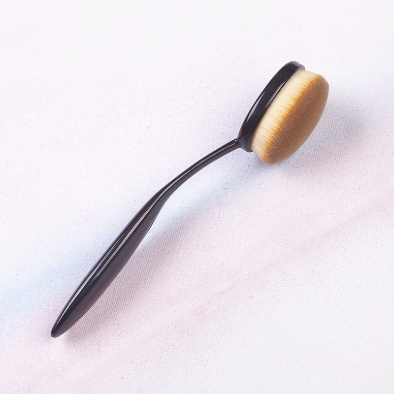 Makeup Brushes Oval Cosmetic Makeup Toothbrush Pro Blush Face Foundation Blending Brush Makeup Tool