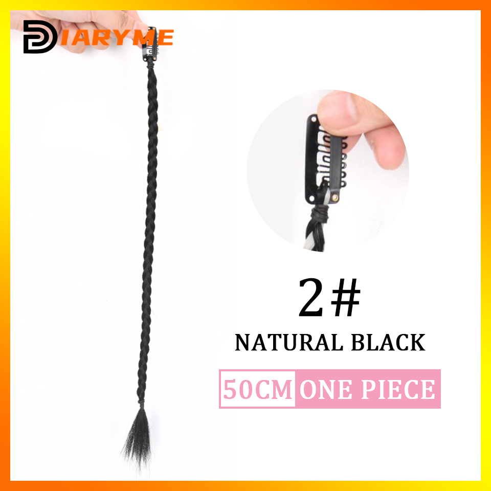 Trenzas de peluca sintética con Clip, trenza de boxeo, rastas, Clip en extensión de cabello, trenzas sucias negras y marrones, trenza Boxer resistente al calor: verde