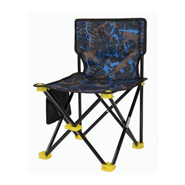 Outdoor Chair Portable Camping Quad Chair: Light Blue