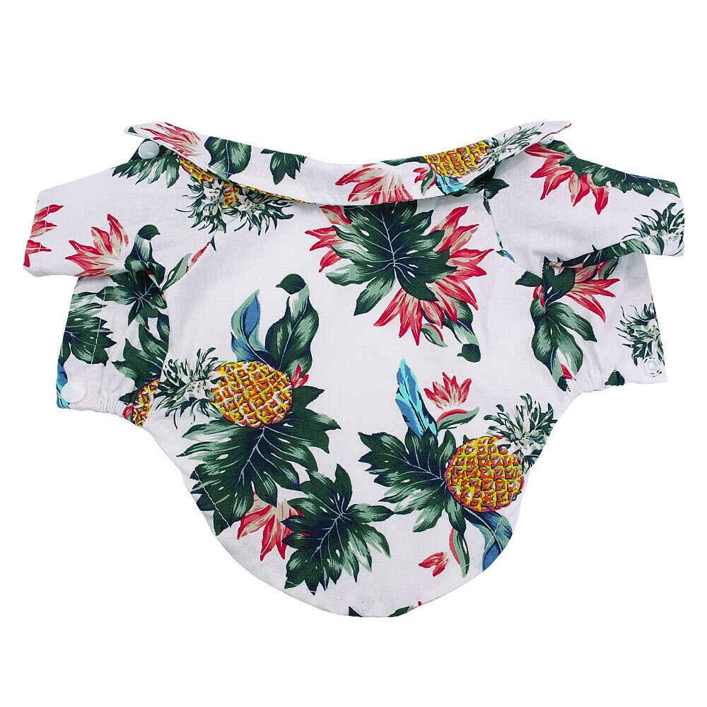 Cămașă de vară cățeluș de companie în stil hawaian câine mic pisică haine pentru animale de companie vestă tricou stil de plajă pentru cățel chihuahua ropa perro pug