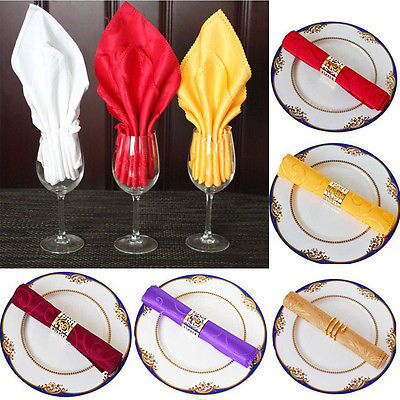 1 pcs 20x20cm Table Napkin Wedding Party Table Decorations Western Dinning Table Supply