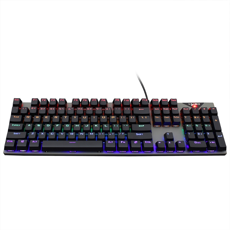 Wired Gaming Keyboard Mouse Combo Gaming Keyboard Mouse Ergonomic RGB LED Rainbow Backlit Keyboard Mouse 8000DPI (Black)