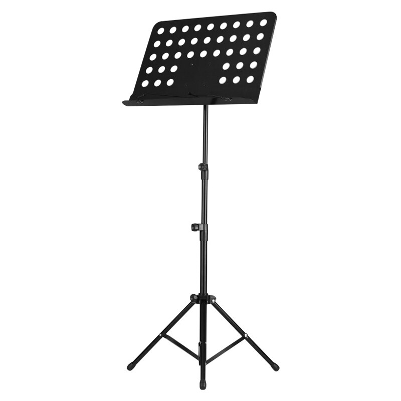 Draagbare Metal Muziek Stand Afneembare Muziekinstrumenten Voor Piano Viool Gitaar Bladmuziek Gitaar Onderdelen Accessoires: Default Title