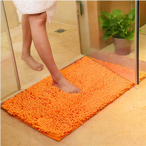 Dörrmatta golvmatta anti-halk vattenabsorption matta köksmatta dörrmatta kök matta toalett matta hall veranda dörrmatta 40 x 58cm: Orange