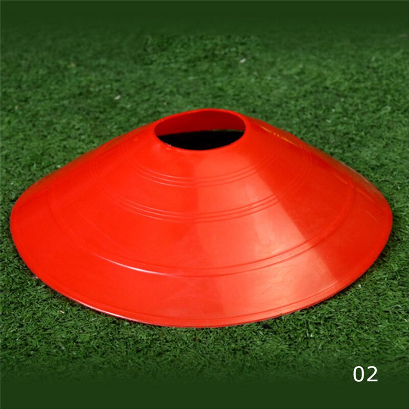 10 st/set koner markörskivor 20cm fotboll fotboll träning lag sporttillbehör fotboll underhållningsutrustning 4 färger: Röd