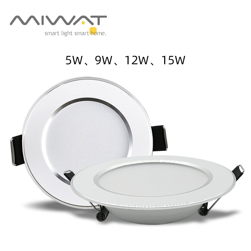 Led Downlight 5W 9W 12W 15W Verzonken Ronde Led Plafond Lamp Ac 220V 230V 240V Slaapkamer Keuken Woonkamer Gang Verlichting