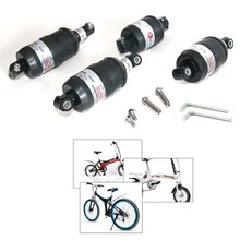 100/125/150/175Mm Fiets Achter Parabool Schokdemper Zwart Voor Mtb Opvouwbare Elektrische Fiets verstelbare Achter Schokdemper