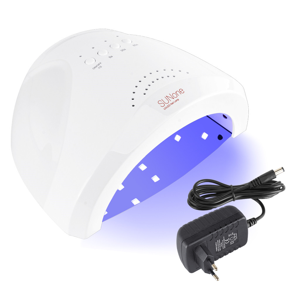 48 W/80 W Nagel Lamp Dual Uv Led Lamp Voor Nagels Manicure Drogen Gels Vernis Nail Droger Machine lampe Uv Gel Ijs Lamp Feecy X7 Plus: SunoneWhite EU Plug