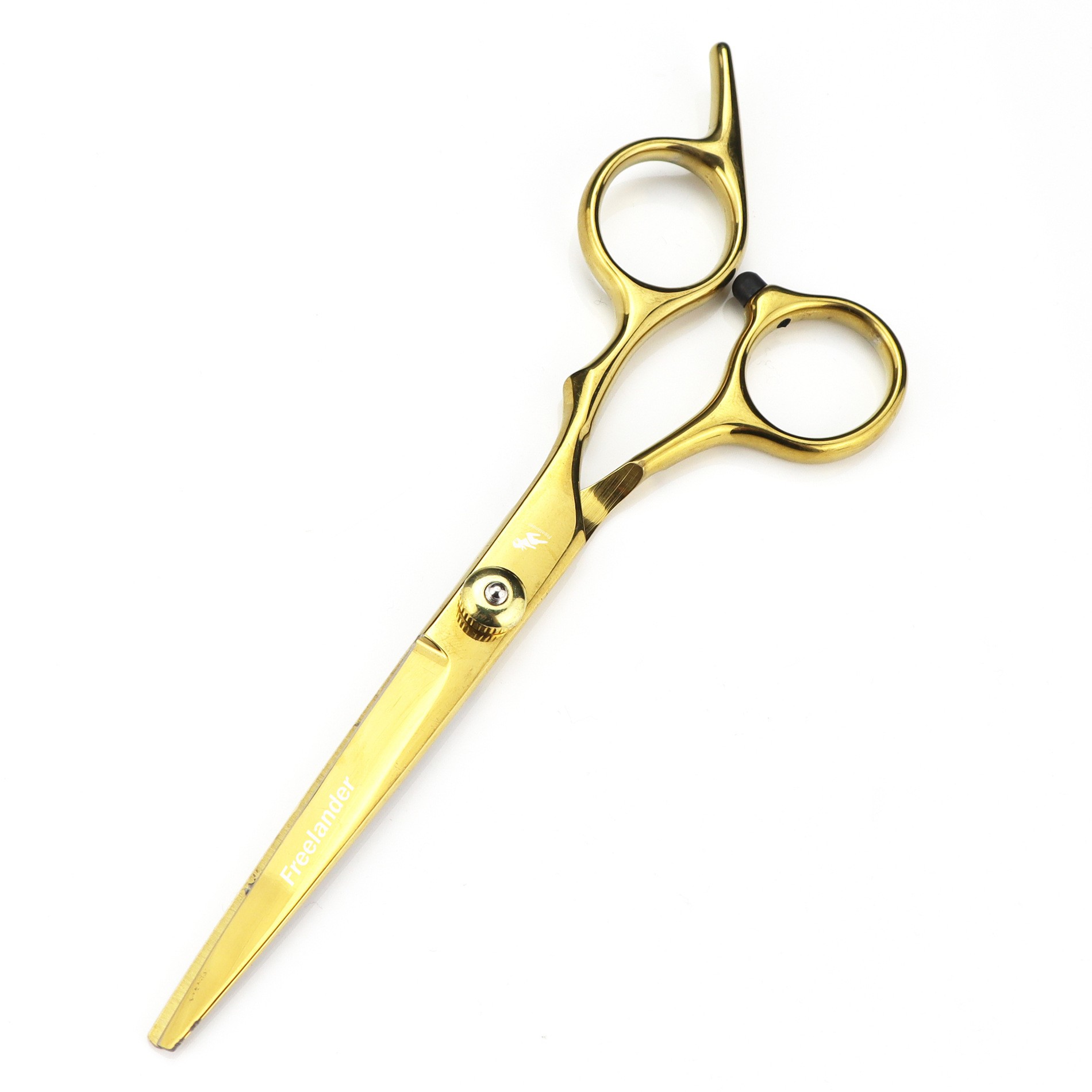 6 Inch Hair Scissors Thinning Barber Cutting Hair Shears Scissor Tools Stainless Steel Hairdressing Scissors 1PC: Gold