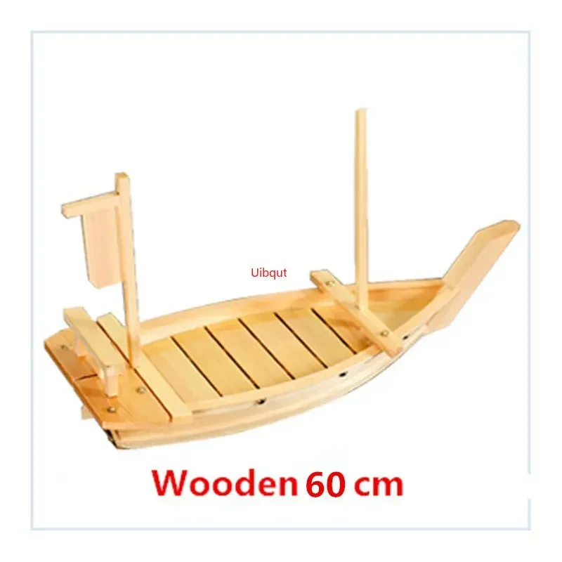Plateau à Sushi en bois, bateau sashimi, bateau à glace sèche, plateau sashimi, vaisselle à sushi, cuisine japonaise, bateau en bois, outil à sushi en bambou: Violet