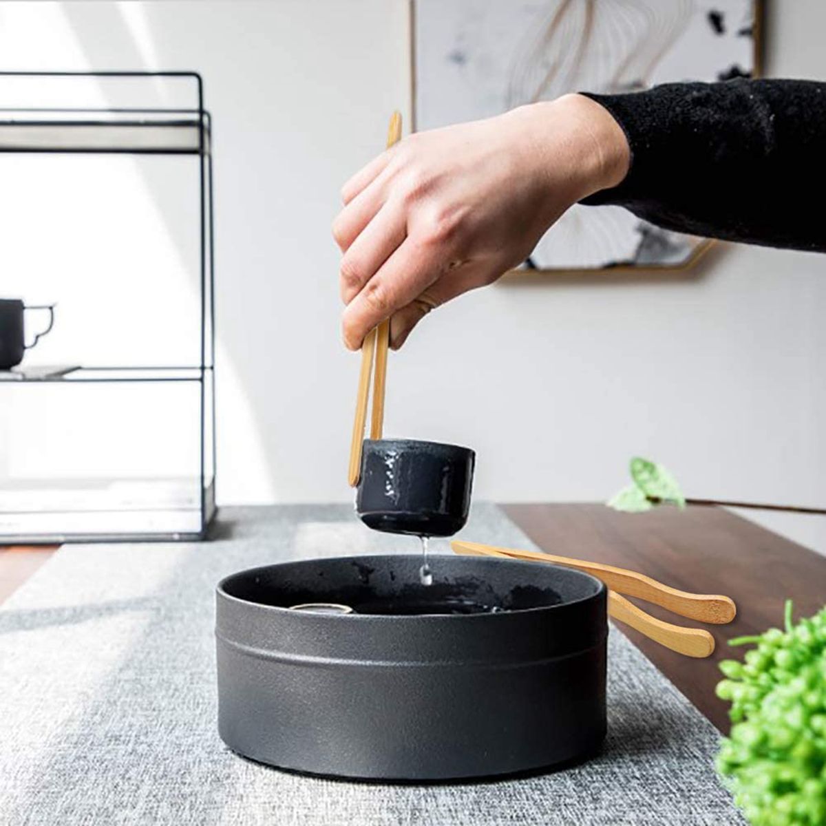 Brød frugt køkken bambus madlavning ost mad tang griber te pincet toast klip