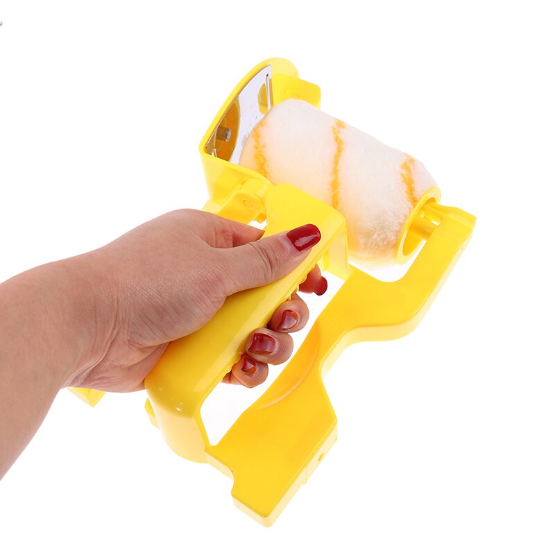 Paint Edger Roller Brush, Paint Edge Kit Household Handheld Angle Paint Edgers Small Hand-Held Portable Wall Painting Tool