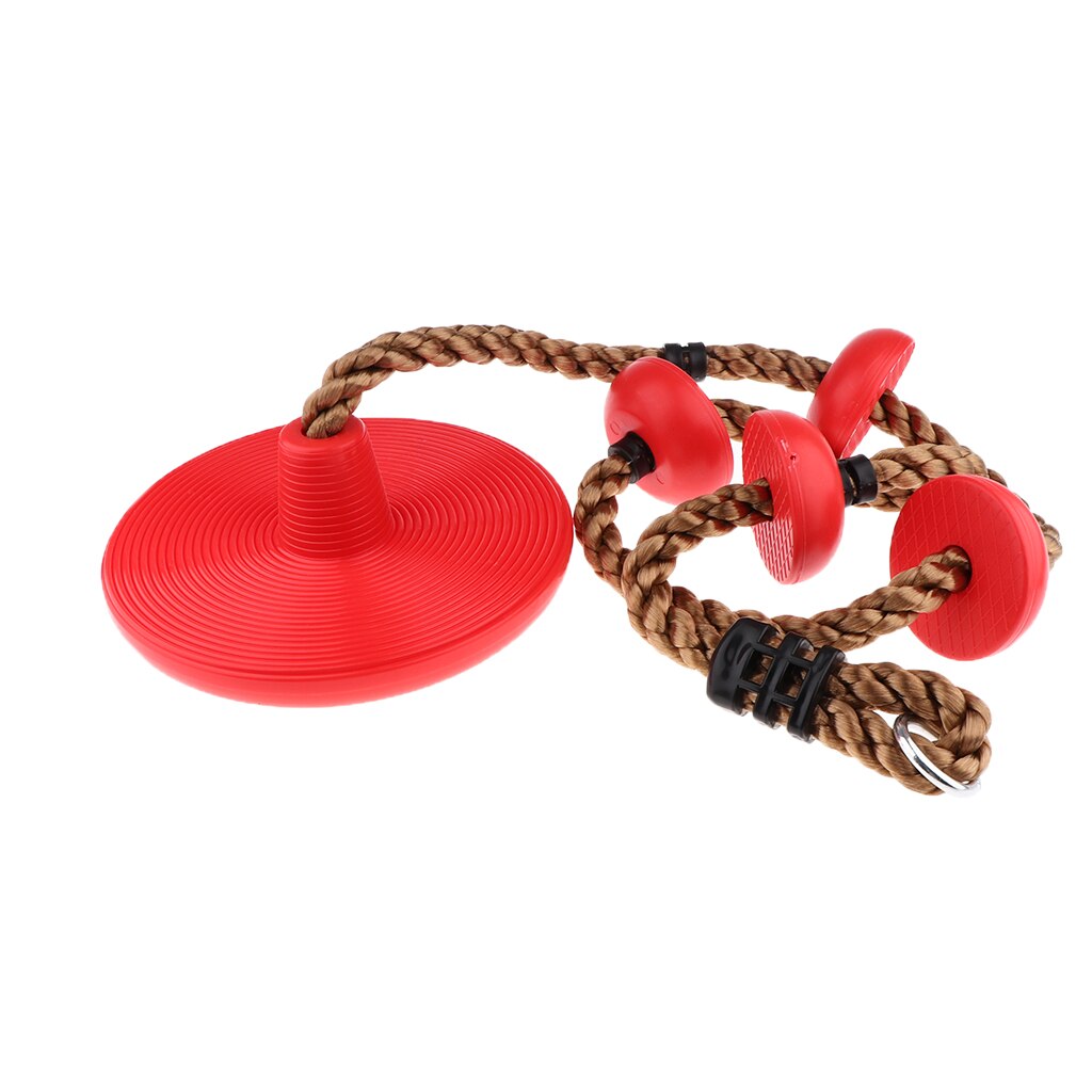 Kinderen Peuters Klimmen Touw Met Seat Rood Voor Boom, Huis Dak, Outdoor Gym Klimrek Kit
