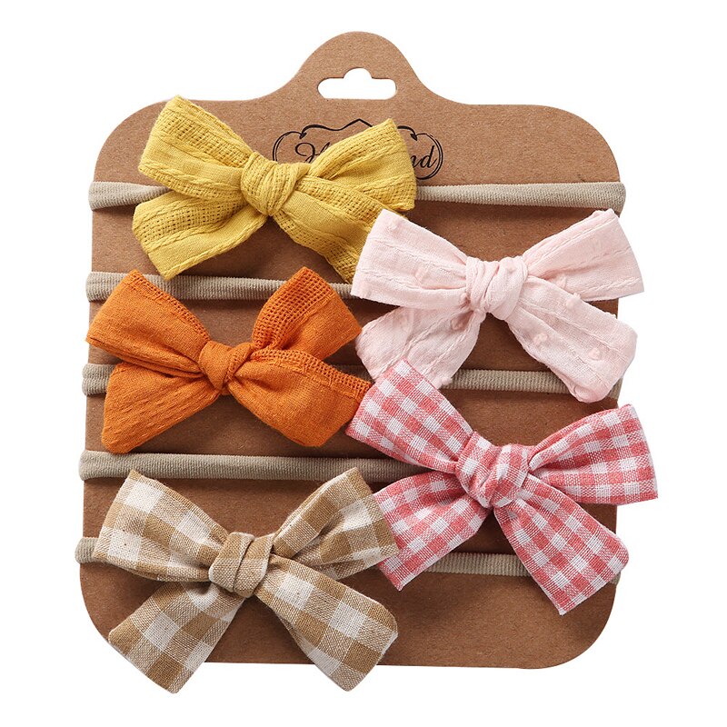 Pinzas para el pelo de bebé, accesorios de para niños, horquillas de lunares, ganchos florales, 5 unids/set por Set: 4