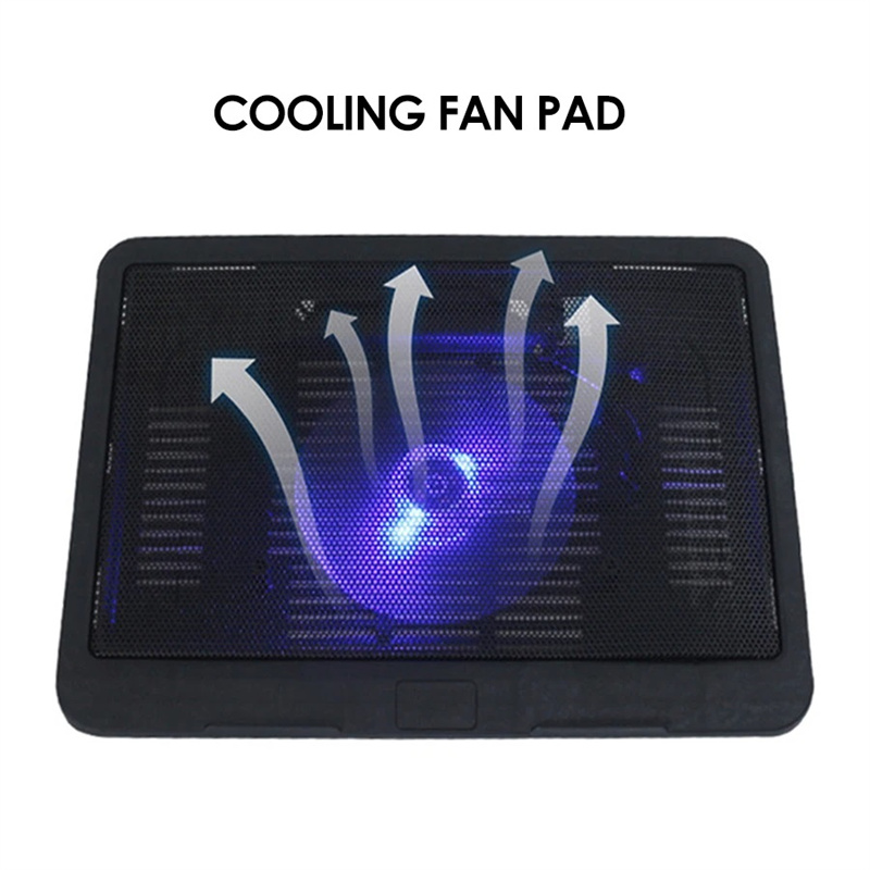 Laptop Cooler Base Cooling Radiator Fan Cooler Stand Notebook Support USB Port Laptop Accessories Air Extracting Cooling Holder: Default Title