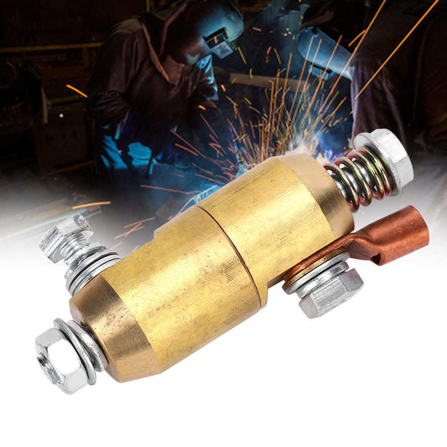 Welding Clamp Ground Soldering Tools Rotated 360 Degree Without Winding Brass Accessories Welding Ground Clamp