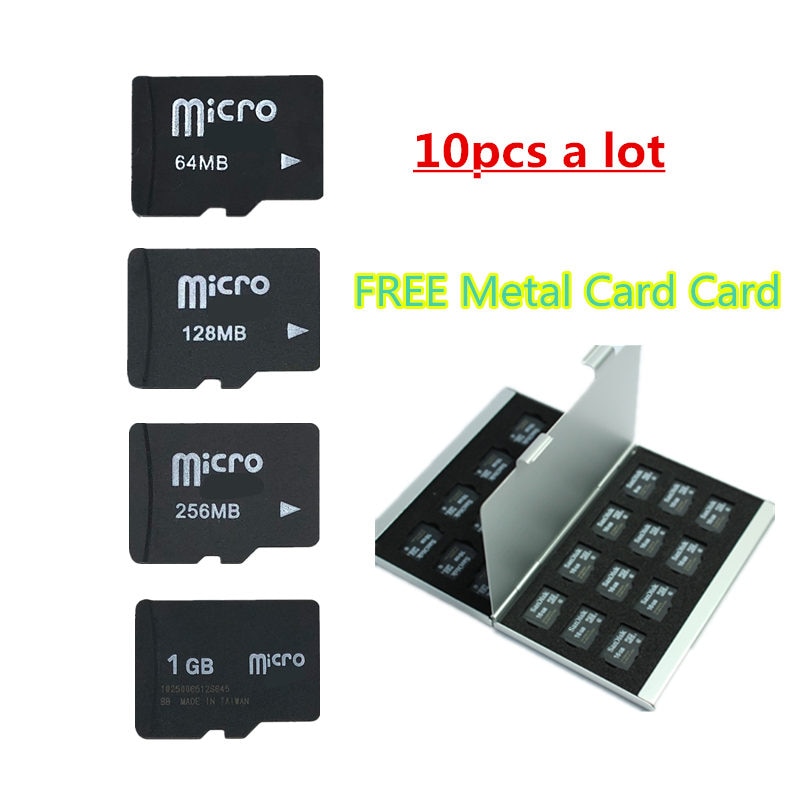 Met Gratis Metal Case 64 Mb-2 Gb Micro Card Micro Tf Card Geheugenkaart Transflash Kaart
