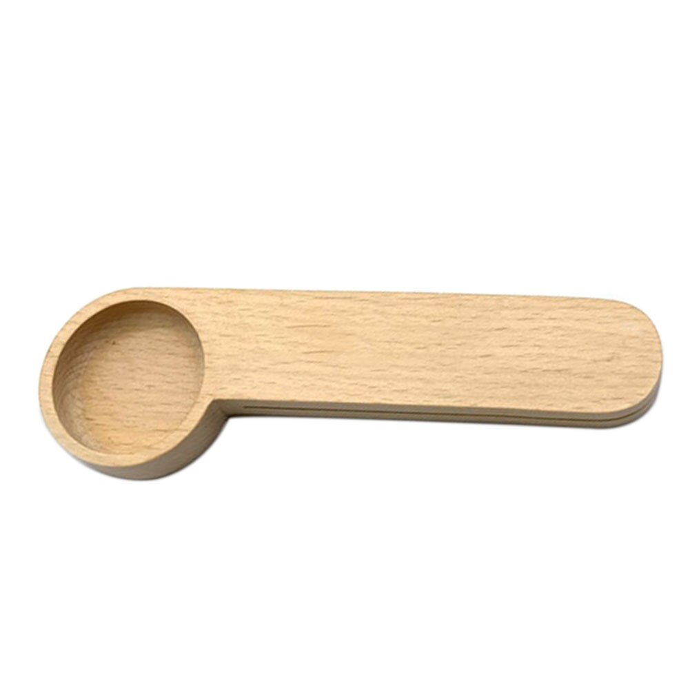 2 in 1 for malte bønner multifunksjon bøketre kontor mini safe kjøkken bærbar kaffe måleskje med klips hjem