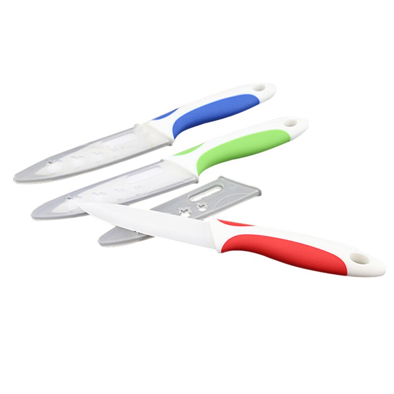 3/4/5 Inch Kitchen Knife Ceramic White Colorful Handle Ceramic Paring Kitchen Fruit Knives Cooking Tool Ceramic Knife#