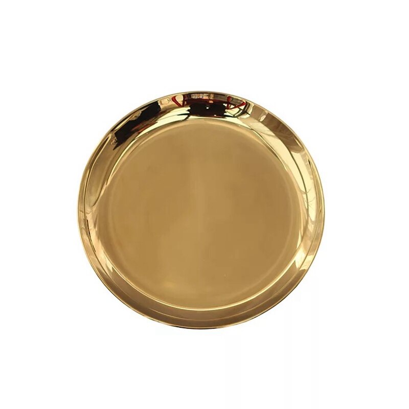 8 or 9.5 tommer sølv eller guld middagstallerken keramisk porcelæn kage tallerken snack tallerken dessert tallerken
