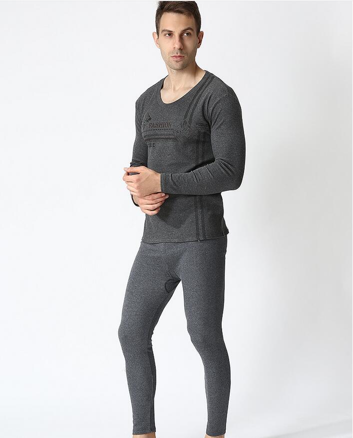 Heren winter fabriek directe verkoop o-hals super grote ondergoed mao satijnen katoenen losse lange onderbroek plus maat 4xl-7xl: Donkergrijs / 5xl