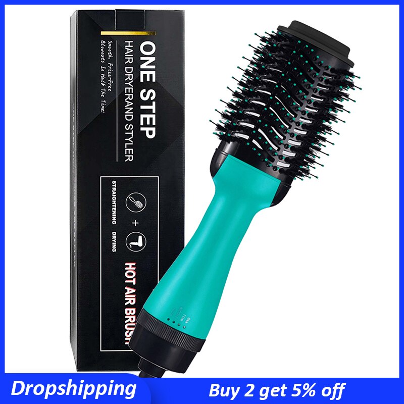 Een Stap Föhn En Volumizer Blower 2-In-1 Föhn Kam Air Brush Blow Droger haarborstel Styling Tools Styler