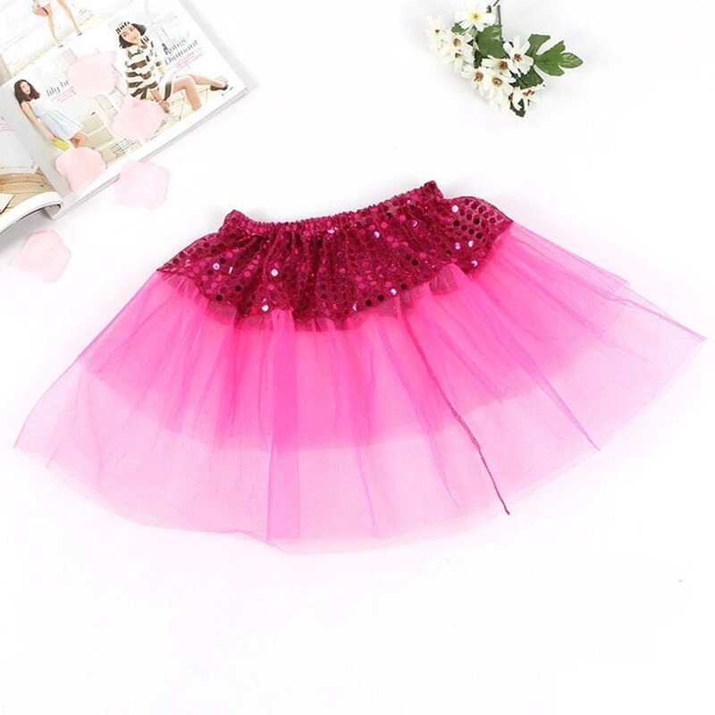 10 Colors Lace Dress Photoshoot Children Girls Gauze Ballet Soft Tulle Tutu Skirt Mesh Skirt