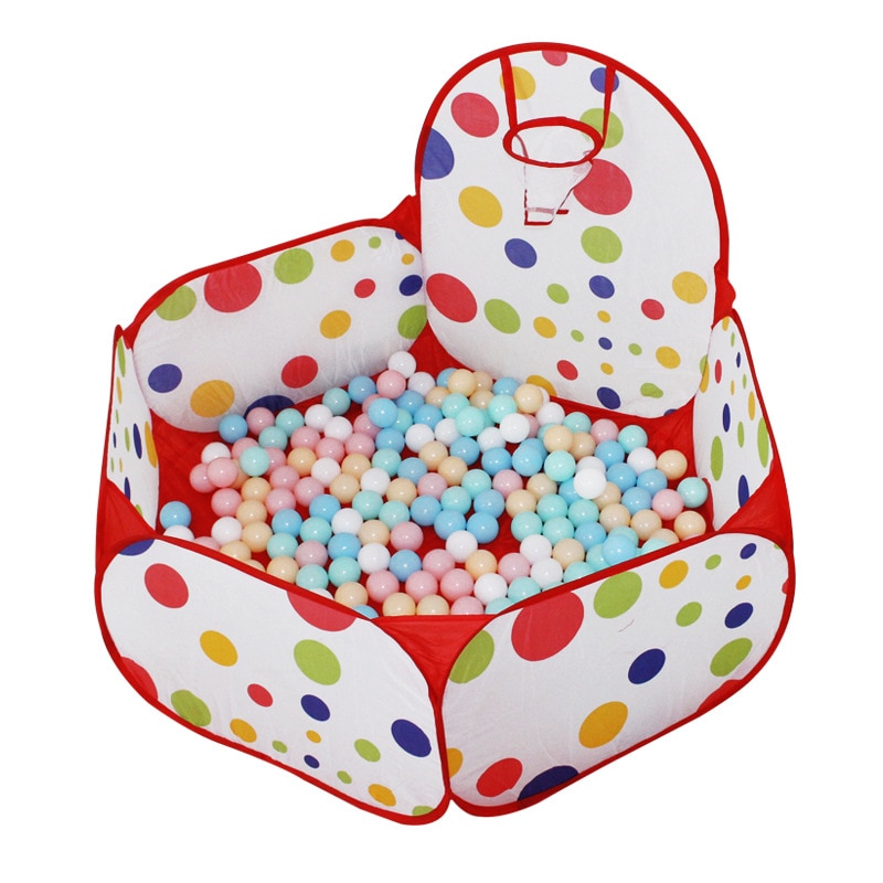 Namiot dziecięcy domek zabaw z koszem zabawki na zewnątrz piłka oceaniczna basen składany namiot na zewnątrz basen z piłeczkami dla dziecka: 0.7M