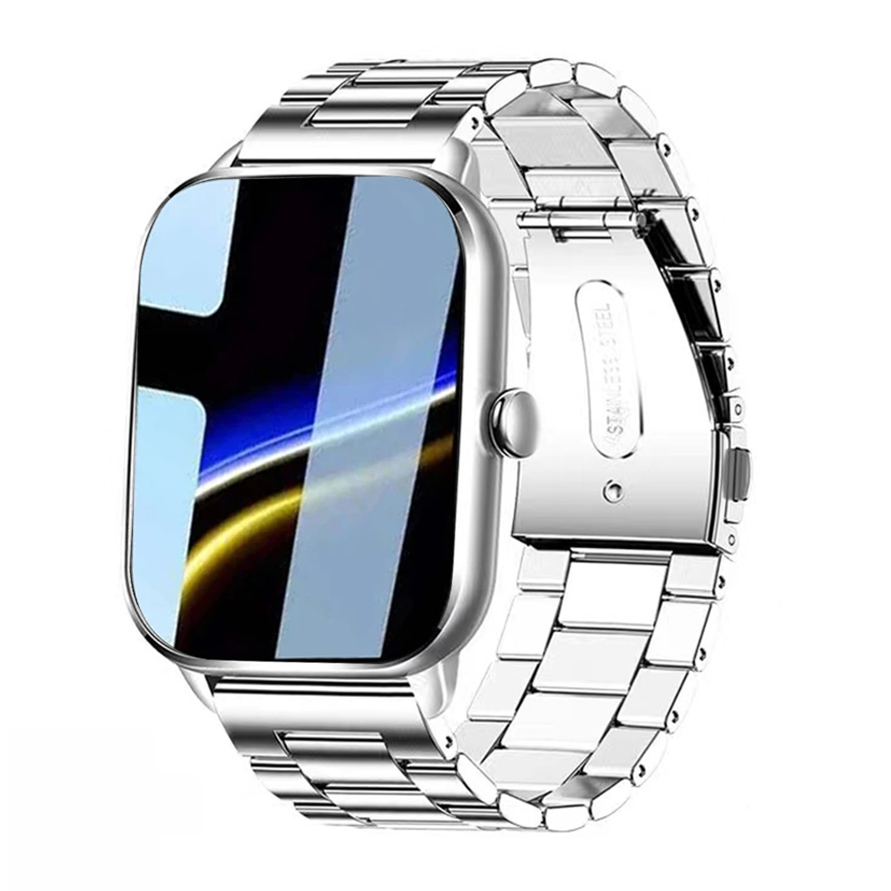 Reloj brillante GTS de , 1,73 pulgadas, 128x160, llamada Bluetooth para niños y niñas, esfera de Fitness, recordatorio de personalización, brújula, relojes inteligentes: Grey