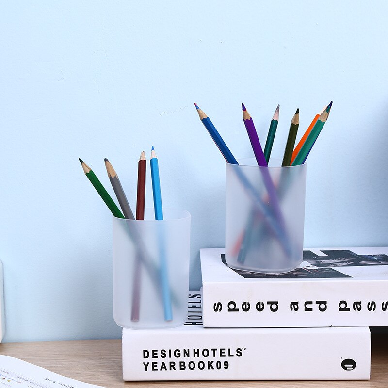 Plastic Desktop Organizer Pen Holder Case Storage Box Voor Home Office School