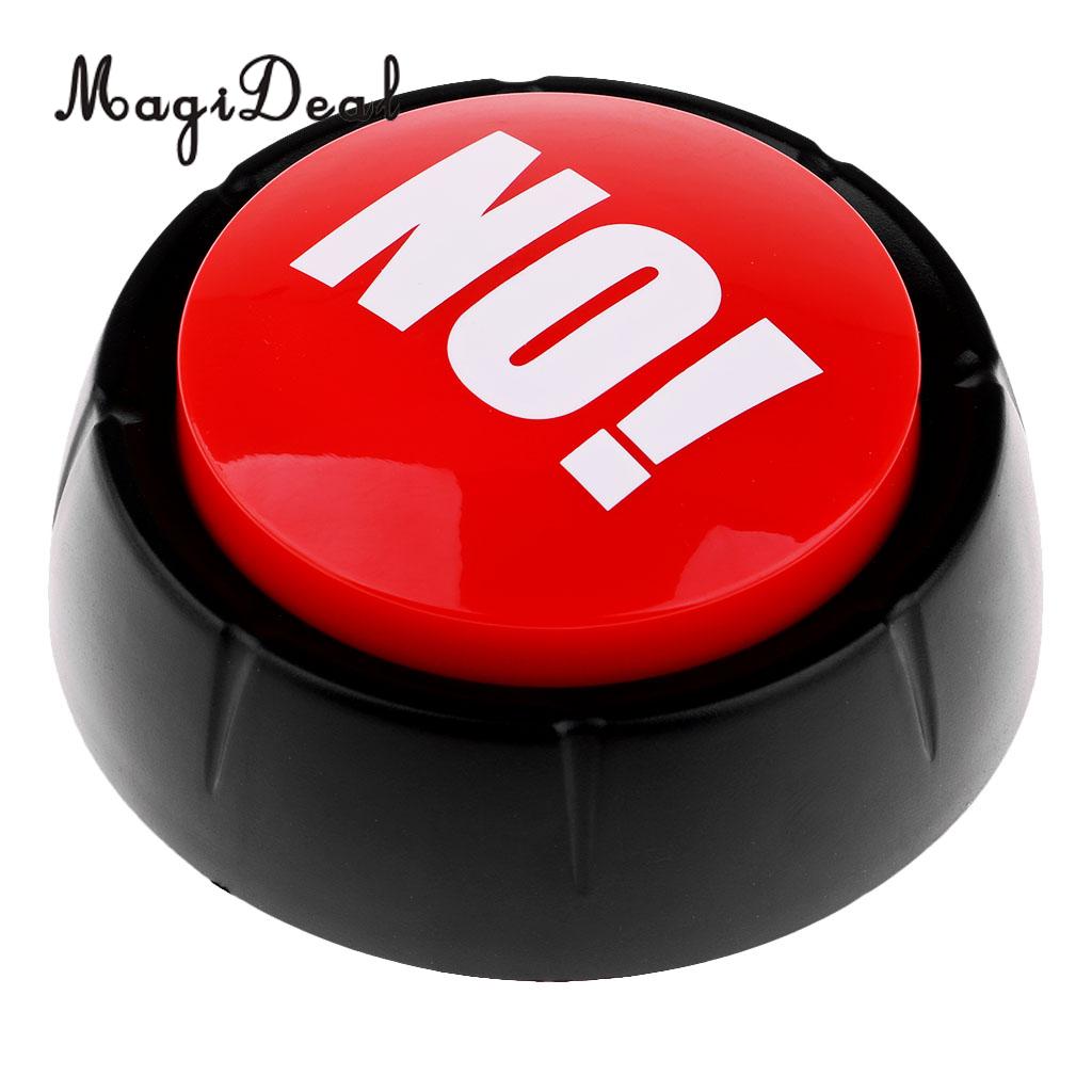 Learning Resources Dome Shaped Sound Buttons Party Game Show Answer Buzzers ''NO'' & ''YES''