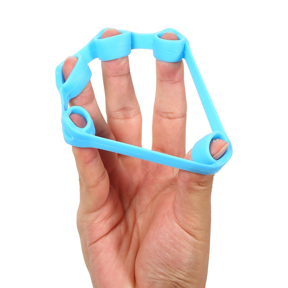 1Pc Silicone Finger Stretcher Hand Resistance Band Finger Strength Trainer Strengtheners for Rock Climbing Fitness Exercise