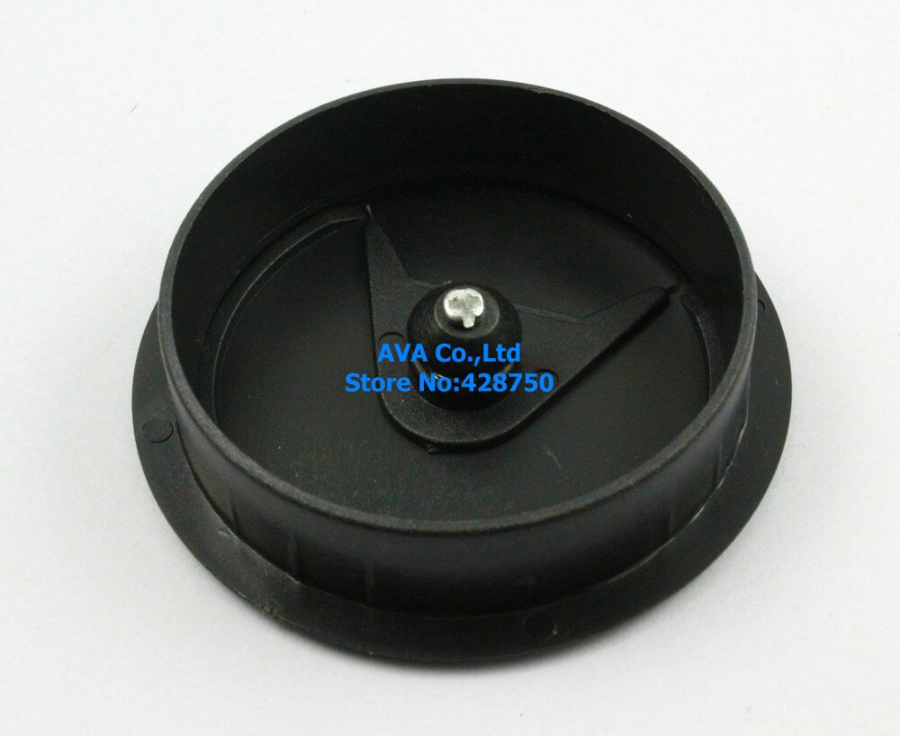 20 Pieces 60mm Black Plastic Computer Desk Table Cable Grommet Hole Cover Wire Grommet