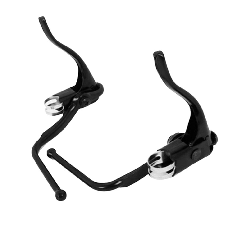 1 Pair Road Bike Racing Bicycle Brake Dual Levers Handles for Bent Bar: Black