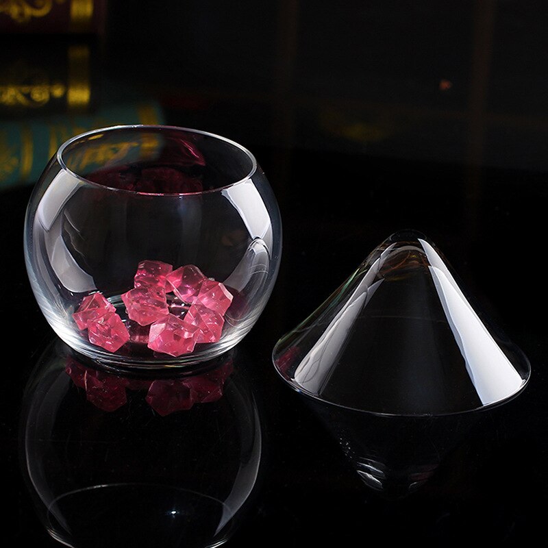Vasos de cóctel triangulares, copa de cristal helado, sin plomo, para Bar en casa