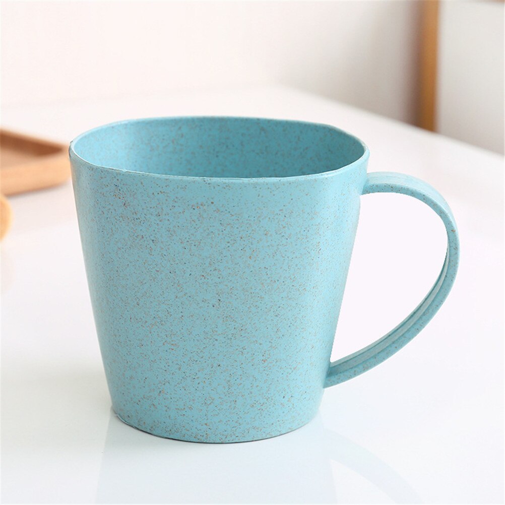 Taza de cepillo de dientes de , 1 pieza, juegos de baño no resistentes al calor, cepillo de dientes cómodo, sensación de paja de trigo, taza de taza para lavar, taza para gárgaras