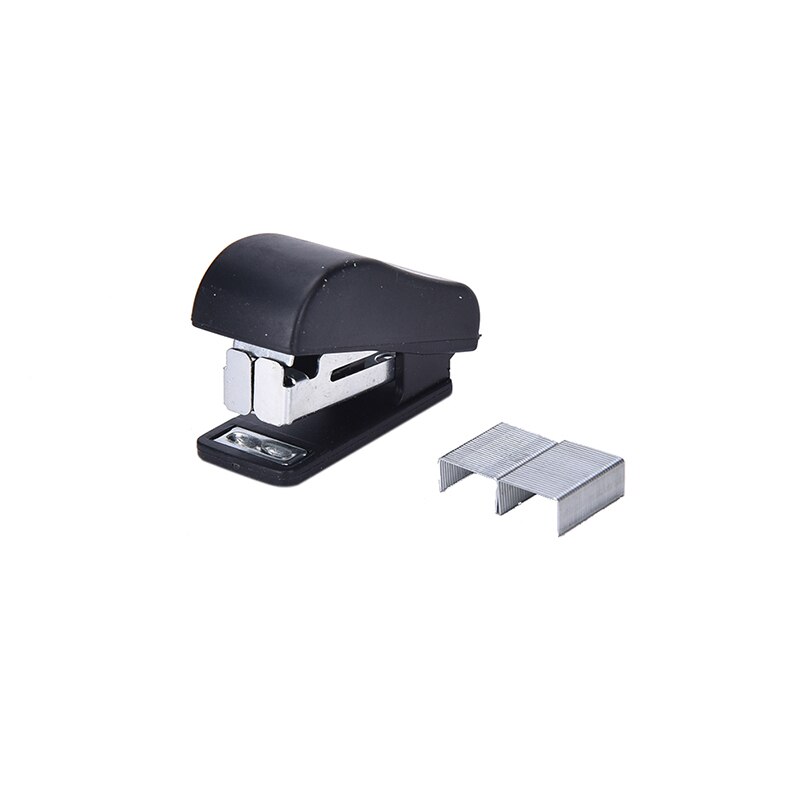Portable Kawaii Mini Small Stapler Useful Mini Stapler Staples Set Office Binding Stationery
