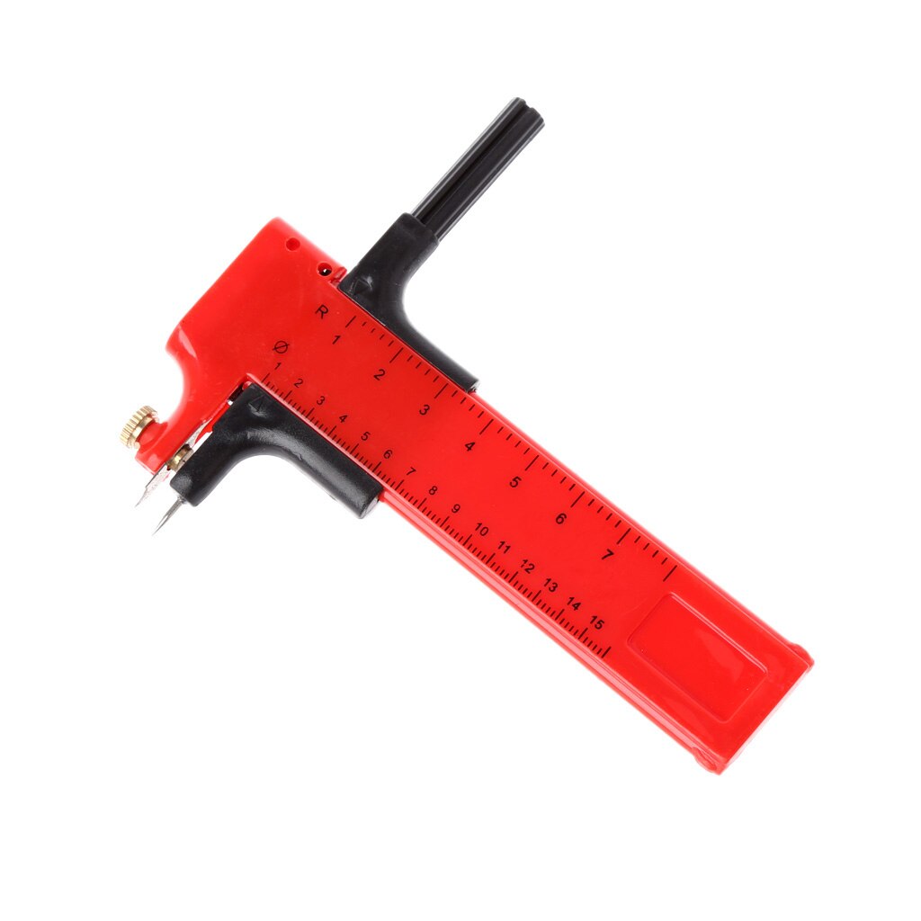 Rotary Compass Circle Cutter Paper Cardboard Rubber Vinyl Leather Art Craft Tool 19QB