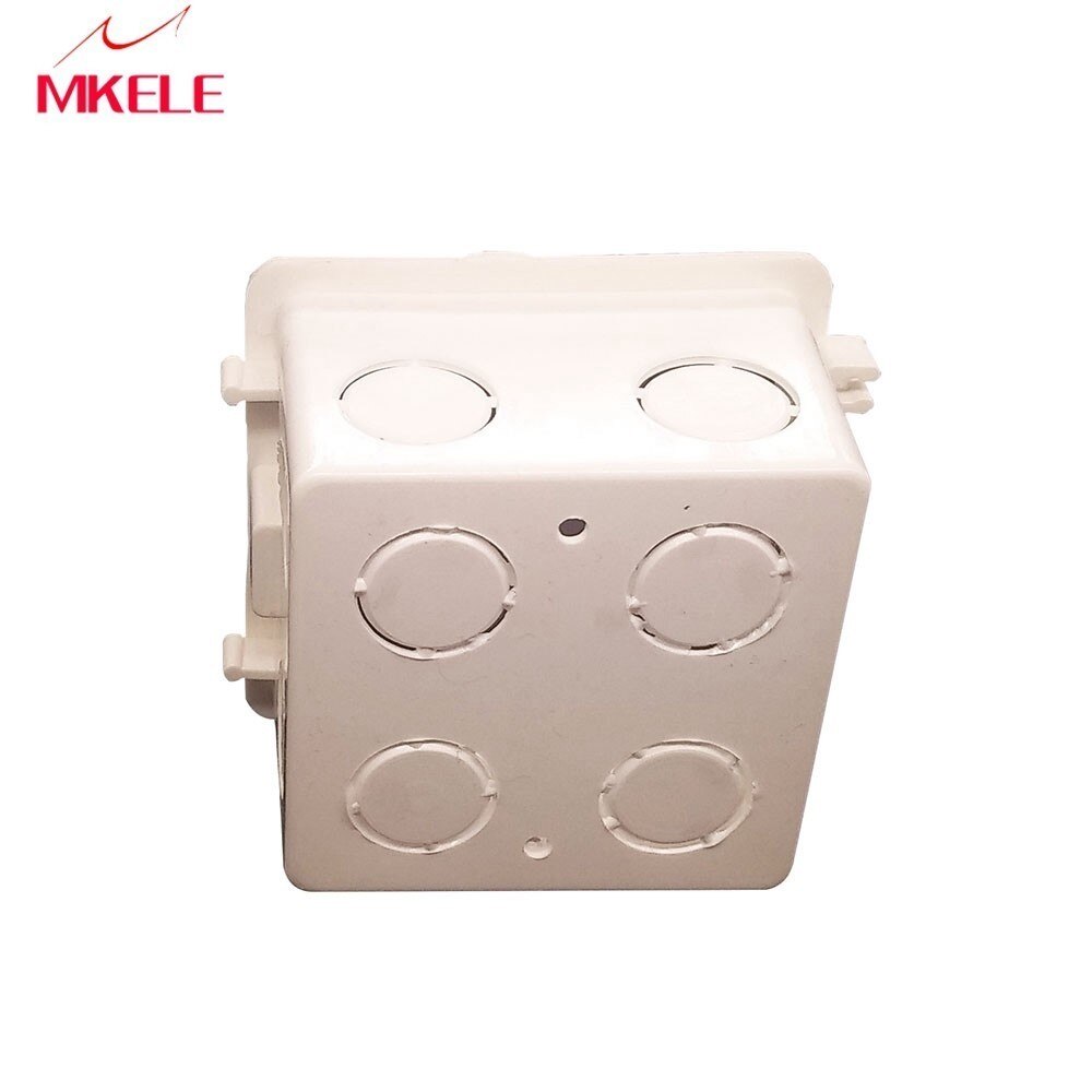 Mounting Box 86*86mm wall Cassette Universal White Wall for Wall Switch and Plastic Enclosure Socket Back Box Outlet 86mm